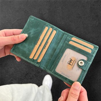 Personalised Women's Rfid Leather Wallet Christmas Gift For Her, 6 of 12
