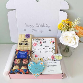 Personalised Birthday Gift Set For Nanny / Grandma, 2 of 11