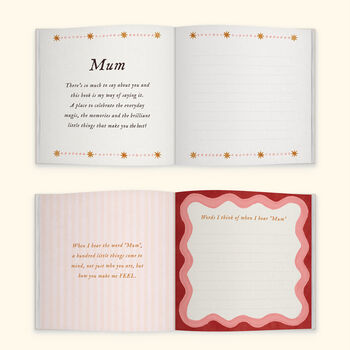 Mum You're The Best, A Fill In The Blanks Gift Book With Posting Envelope, 10 of 12