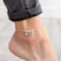 Sterling Silver Star Anklet, thumbnail 2 of 3