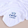 Personalised White Bubble Baby Blanket, thumbnail 2 of 8