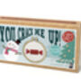 You Crack Me Up! Christmas Mini Matchbox Cross Stitch Kit, thumbnail 2 of 5