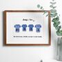 Family Team Print Personalised Father's Day Gift, thumbnail 4 of 5