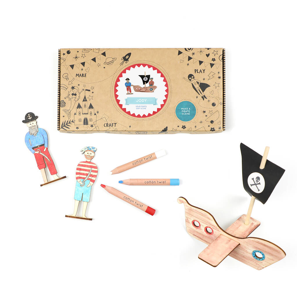 Image of Make Your Own Pirate Scene Craft Activity Kit