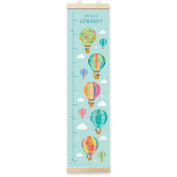Personalised Balloons Height Chart, 2 of 8