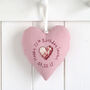 Personalised 30th Birthday Hanging Heart Gift For Her, thumbnail 5 of 12