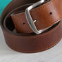Personalised Mens Leather Belt, thumbnail 3 of 9