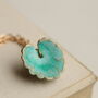 Seafoam Turquoise Leaf Necklace, thumbnail 3 of 8