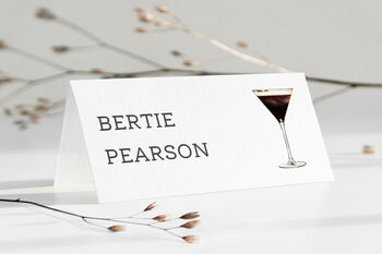 Wedding Place Cards Cocktails, 2 of 11