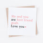 Friendship Card For Best Friend, thumbnail 1 of 2