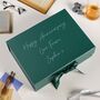 Personalised Luxury A4 Forest Green Gift Box, thumbnail 3 of 7