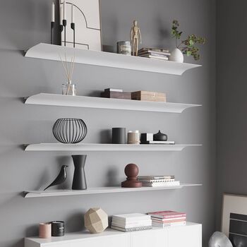 Aluminium Floating Wall Shelf, 8 of 11