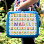 Retro Personalised Scandi Floral Lunchbox, thumbnail 1 of 4