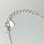 Sterling Silver Interlocking Rings Pendant Necklace, thumbnail 4 of 7