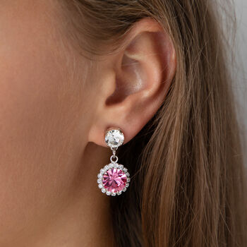 Swarovski Crystal Snow Drop Earrings, 11 of 12