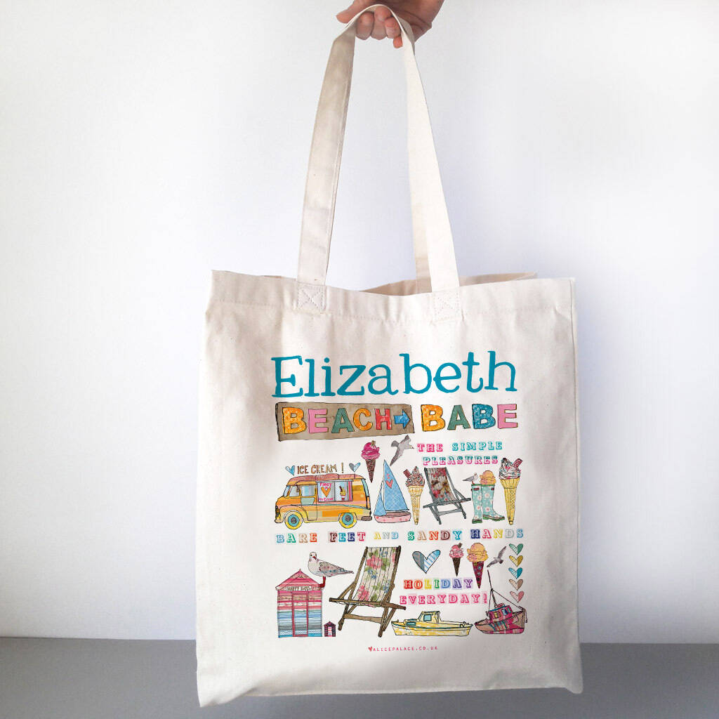 Personalised Holiday Bag By Alice Palace