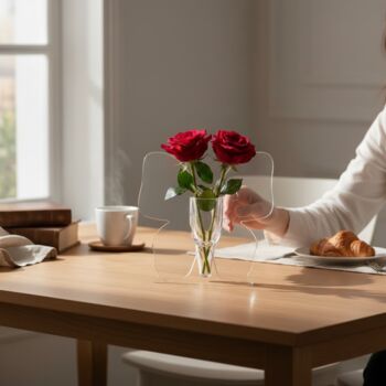 Belle Butterfly Acrylic Vase, 5 of 12