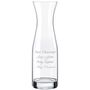 Personalised Sleek Water Wine Carafe 1000ml, thumbnail 2 of 4