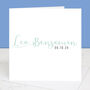 Personalised New Baby Calligraphy Card, thumbnail 2 of 5