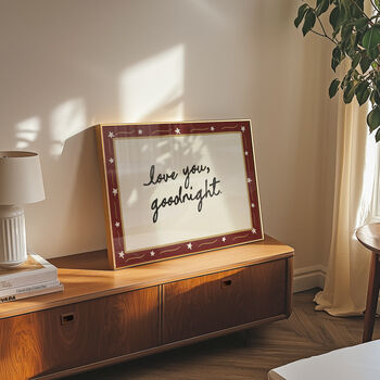 Love You Goodnight Print, 10 of 12