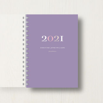 Personalised 2022 Journal Or Notebook, 7 of 12