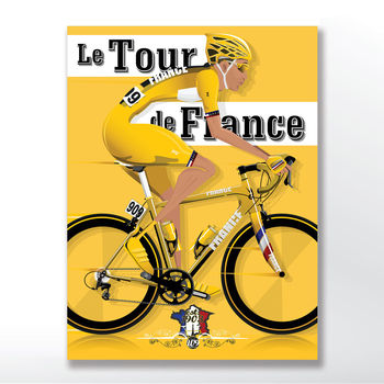 Cycling Grand Tour Posters, Tour De France, 5 of 10