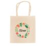 Personalised New Baby Linen Tote Bag, thumbnail 3 of 4