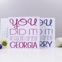 Personalised 'You Did It' Result Or Achievement Card, thumbnail 5 of 8