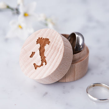 Personalised Map Ring Box, 2 of 4