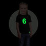 Age Six Glow In The Dark Birthday Age T Shirt, thumbnail 1 of 2