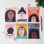 The Ladies Pack Of Six Postcards, thumbnail 2 of 8