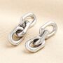 Stainless Steel Paperclip Drop Earrings, thumbnail 2 of 7