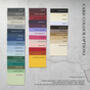 Wedding Table Personalised Guests Place Card Real Metallic Foil, thumbnail 2 of 9