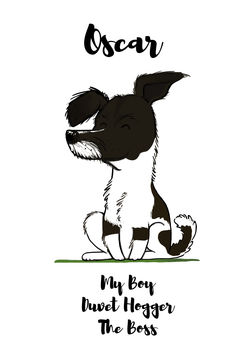 Jack Russell Personalised Dog Name Personality Print, 5 of 5