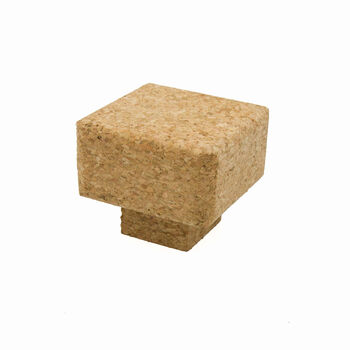 Organic Cork Knob | Square, 4 of 6
