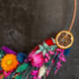 Dried Flower Hoop In Neon Colours, thumbnail 3 of 3