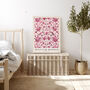 William Morris Birds Pink Art Print, thumbnail 4 of 4