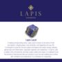 The Triangle Lapis Lazuli Gemstone Necklace, Silver, thumbnail 4 of 6