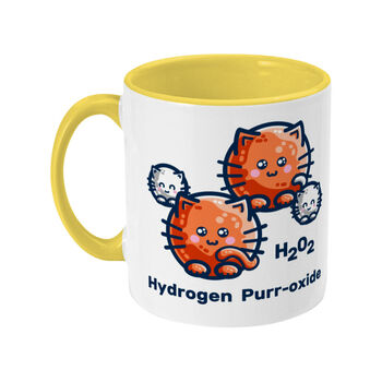 Hydrogen Purr Oxide Chemistry Pun Mug, 7 of 7
