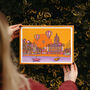 Nottingham Art Print, Colourful Wall Art, thumbnail 2 of 2