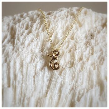 9ct Solid Gold Initial Pendant, 6 of 12