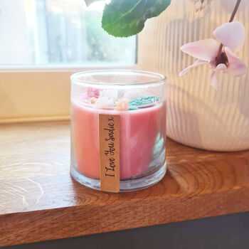 Personalised Flower Scented Candle For Mum, 5 of 12
