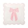 Large Pink Bows Party Plates X Eight, thumbnail 4 of 4