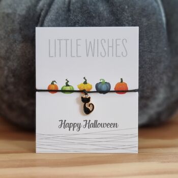 'Halloween Pumpkins' Wish Bracelet, 3 of 4