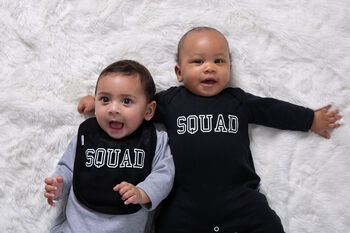 Squad, Cotton Baby Grow, New Baby Sleepsuit, 5 of 5