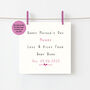 Happy Mother's Day From The Bump Personalised Card T, thumbnail 1 of 4
