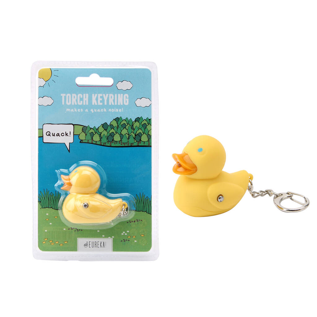 Duck LED Torch Keyring With Sound Effects By CGB Giftware