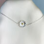 Sterling Silver Daisy Charm Bracelet, thumbnail 1 of 4