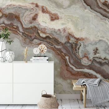 Abstract Onyx Mural Wallpaper, 5 of 5