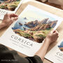 Corsica Travel Wall Print, thumbnail 1 of 7